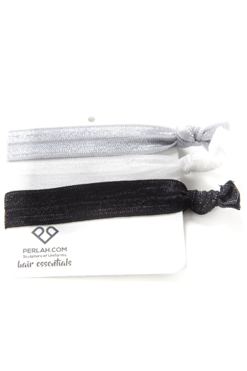 ALICE HAIR ELASTIC-Black-White-Grey