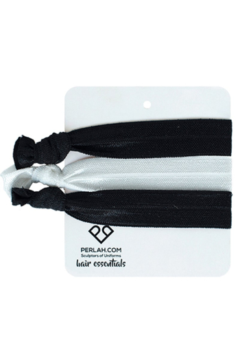 ALICE HAIR ELASTIC-Black-White