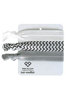 ALICE HAIR ELASTIC-White-Zig Zag-Grey