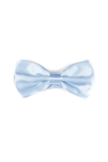 PARIS BOW TIE-Light Blue Satin 