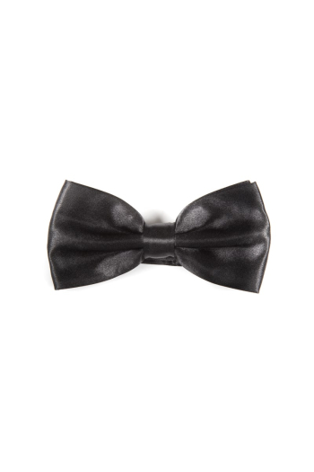 PARIS BOW TIE- Black Satin 