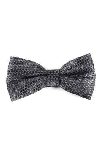 PARIS BOW TIE- Black and Grey Squares 
