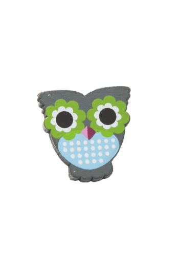PERLAH PIN - Light Blue Owl
