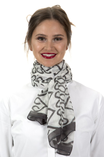 ASHLEY SCARF-Signature Perlah Print ASHLEY SCARF-Signature Perlah Print