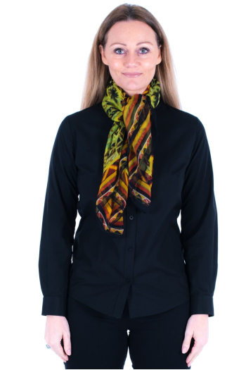 GEORGIA SCARF - 100% Silk Print