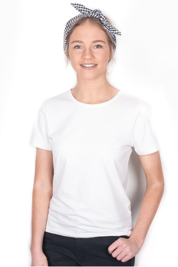 PERLAH BANDANNA - Jessie Black and White Check PERLAH BANDANNA - Jessie Black and White Check