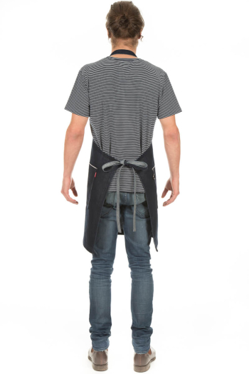 BROOKLYN BIB-APRON- Indigo Navy Denim