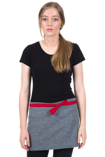 DANNI TOOLBELT- Grey with Contrast Red Ties 