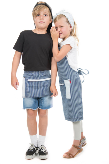 KIDS DYLON TOOLBELT-Navy Stripes with White Contrast Denim KIDS DYLON TOOLBELT-Navy Stripes with White Contrast Denim