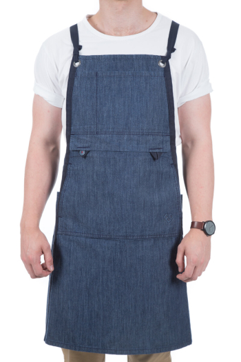 LILA BIB APRON-Marine Navy Denim      Limited Edition 