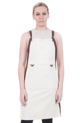 LILA BIB APRON-Sand Denim      Limited Edition 