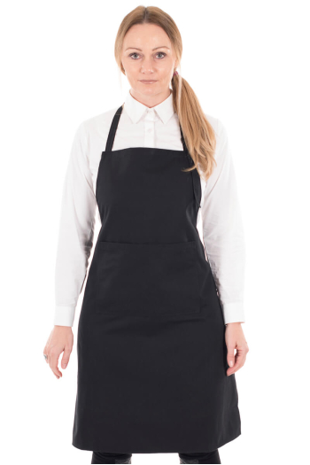 MIDNIGHT BIB APRON-Black 
