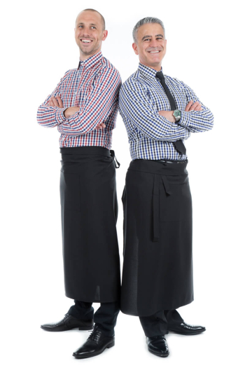 PARIS LONG WAIST APRON-Black