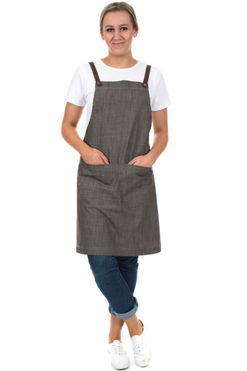 RUPERT BIB APRON-Mocha