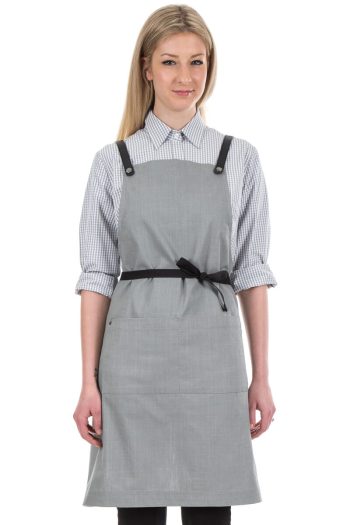 RUPERT BIB APRON-Pebble