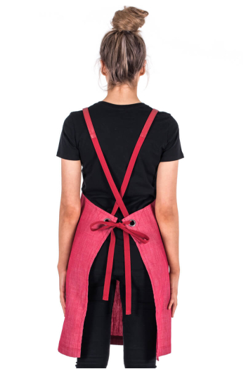 RUPERT BIB APRON-Red 