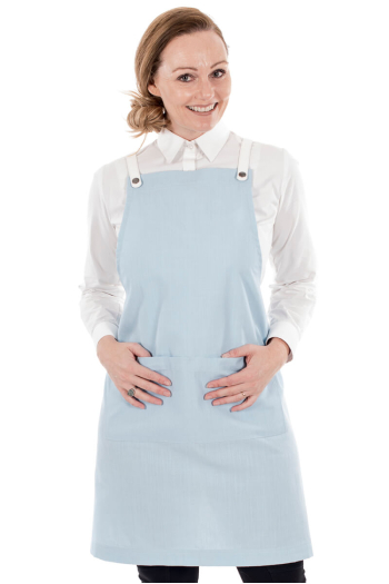 RUPERT BIB APRON-Light Blue