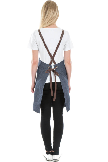RUPERT BIB APRON-Denim Blue 