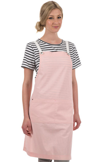RUPERT BIB APRON-Light Pink 