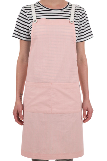RUPERT BIB APRON-Light Pink 
