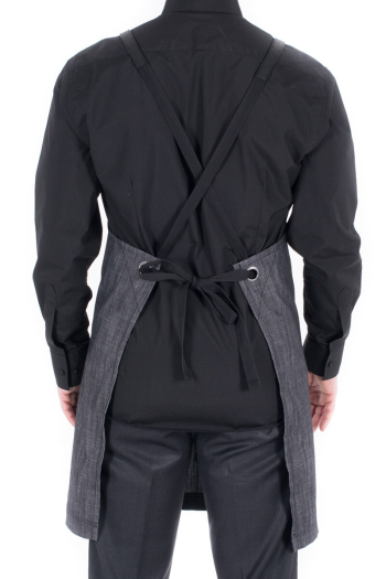 RUPERT BIB APRON-Charcoal RUPERT BIB APRON-Charcoal