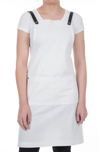 RUPERT BIB APRON-White 