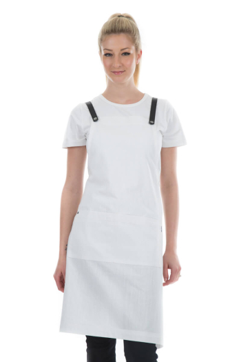 RUPERT BIB APRON-White 