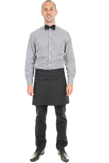 RUPERT-MID WAISTED APRON-Jet Black 