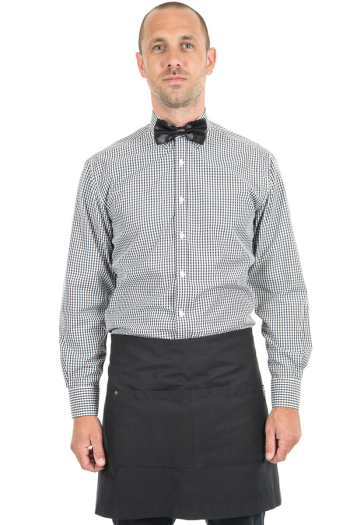 RUPERT-MID WAISTED APRON-Jet Black 