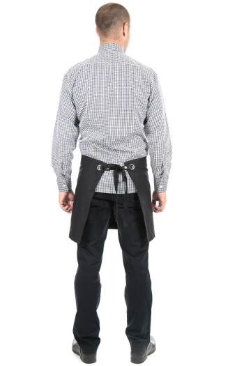 RUPERT-MID WAISTED APRON-Jet Black 