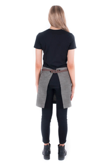 RUPERT-MID WAISTED APRON-Mocha