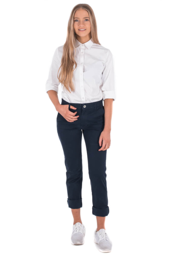 TOBY UNISEX CHINO-Navy Woman's