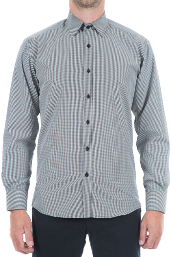 MEN'S ALEX SHIRT- Mini Check Black MEN'S ALEX SHIRT- Mini Check Black