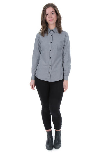 WOMAN'S ALEX SHIRT-Mini Check Black WOMAN'S ALEX SHIRT-Mini Check Black