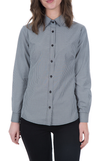 WOMAN'S ALEX SHIRT-Mini Check Black WOMAN'S ALEX SHIRT-Mini Check Black
